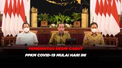 Pemerintah Resmi Cabut PPKM COVID-19 Mulai Hari Ini