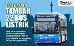 Infografis Transjakarta Tambah 22 Bus Listrik Siap Beroperasi di Tahun 2023