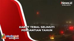 Kabut Tebal Selimuti Momen Pergantian Tahun di Puncak Pas Bogor
