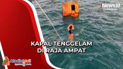 Kapal LCT Ronnysa and Dwi Tenggelam di Raja Ampat, 9 Orang Selamat dan 1 Hilang