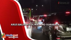  Arus Balik Tahun Baru di Tol Malang Surabaya Meningkat 