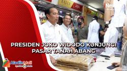 Pastikan Optimisme Pedagang Pasca Pencabutan PPKM, Presiden Jokowi Kunjungi Pasar Tanah Abang