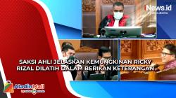 JPU Cecar Saksi Ahli Terkait Kualitas Keterangan Ricky Rizal