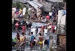 Viral Warga Belawan Curi Solar dengan Cara Bor Pipa Pertamina