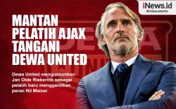 Infografis Mantan Pelatih Ajax Tanangani Dewa United