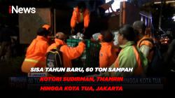 Sisa Tahun Baru, 60 Ton Sampah Kotori Sudirman, Thamrin hingga Kota Tua, Jakarta
