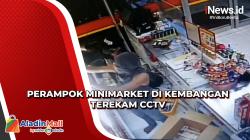 Aksi Perampokan Minimarket di Kembangan Terekam CCTV