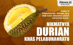 Infografis Durian Khas Pelabuhanratu yang Dikenal Enak dan Legit