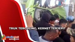 Truk Sembako Hantam Pohon di Karo, Sopir dan Kernet Luka-Luka