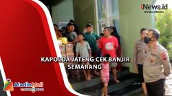 Polda Jateng Bantu Korban Banjir di Kota Semarang, Dirikan Posko Kesehatan dan Dapur Lapangan