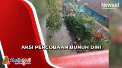 Perempuan di Cibadak Sukabumi Coba Bunuh Diri Loncat dari Jembatan