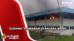 Gudang di Muara Baru Terbakar, Asap Hitam Ganggu Pernafasan dan Aktivitas Warga
