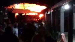 Kobong Ponpes Riadu Syamsyiah Sukabumi Terbakar Hebat, Perbekalan Santri Hangus