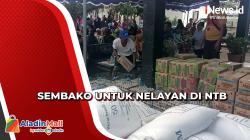 Gubernur NTB Berikan Sembako untuk Nelayan Terdampak Cuaca Ekstrem