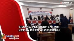 Sidang Pemberhentian Ketua DPRD Alor Ricuh hingga Nyaris Baku Hantam
