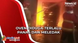 Pabrik Eggtray Dilalap Api di Blitar, Diduga karena Oven Meledak