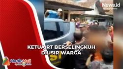 Ricuh, Ketua RT yang Berselingkuh Diusir Warga di Kuningan