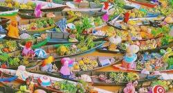 Mengenal Pasar Apung di Kalimantan yang Unik, Ternyata Sudah Ada sejak Ratusan Tahun