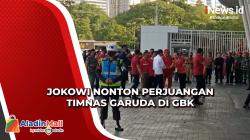 Presiden Jokowi Nonton Semifinal Timnas Indonesia Vs Vietnam Garuda di GBK