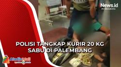 2 Kurir Narkoba Ditangkap saat Bawa 20 Kg Sabu dalam Tas Tenis di Palembang<