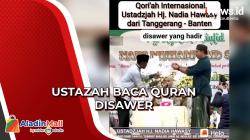 Viral! Ustazah Disawer saat Baca Quran, PBNU Menilai Kurang Etis<
