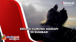 Erupsi Gunung Marapi di Sumbar, Letusan Terjadi 3 Kali