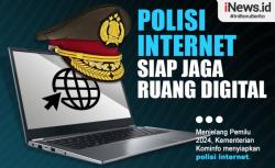 Infografis: Jelang Pemilu, Polisi Internet Disiapkan untuk Jaga Ruang Digital Tetap Bersih
