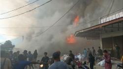 Update Kebakaran Pasar Baru Sentani, 436 Kios dan 15 Ruko Ludes Dilalap Api