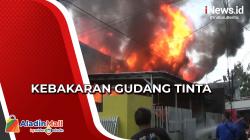 Kebakaran Hanguskam Gudang Tinta di Semarang, Kerugian Capai Ratusan Juta Rupiah