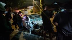 Brak, Motor dan Brio Tabrakan di Karangtengah Cianjur, 4 Korban Terkapar<