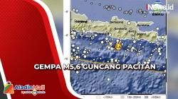 Gempa M5,6 Guncang Pacitan, Belum Diketahui Dampak Gempa