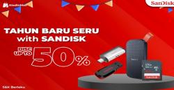 Simpan Data Nggak Perlu Khawatir dengan Flashdisk Sandisk, Ada Diskon s.d 50% + Gratis Ongkir di AladinMall