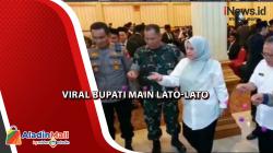  Inilah Aksi Bupati Pandeglang Bermain Lato-Lato, Dukung Pedagang Kecil