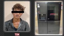 Kocak, Pemuda Ini Curi Kulkas 4 Pintu untuk Ibu, Saking Besarnya Tak Muat Masuk Rumah<