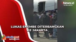 Sempat Memanas, Lukas Enembe Diterbangkan ke Jakarta dari Bandara Sentani