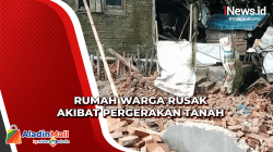 Begini Kondisi Sejumlah Rumah Warga yang Rusak akibat Pergerakan Tanah di Lebak