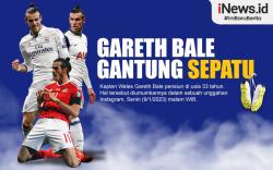 Infografis Gareth Bale Gantung Sepatu 