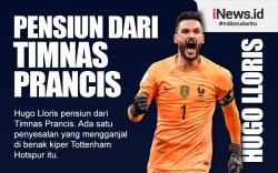 Infografis Hugo Lloris Pensiun dari Timnas Prancis