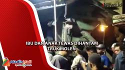 Hilang Kendali Truk Molen Hantam Motor, Ibu dan Anak Tewas di Madiun