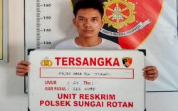 Terjatuh saat Kabur, Pencuri Motor di Muara Enim Ditangkap Korbannya<