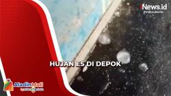 Hujan Es dan Angin Kencang Terjadi di Depok