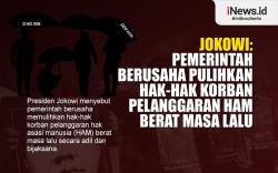 Infografis Presiden Jokowi Janji Kembalikan Hak Korban Pelanggaran HAM Berat