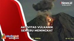 Erupsi Gunung Semeru di Lumajang, Muntahkan Lava Pijar Sejauh 1 Kilometer
