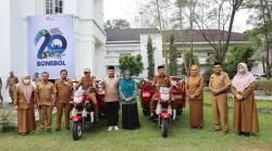 Kecamatan di Bone Bolango Terima Bantuan Motor Roda Tiga dari TP-PKK Provinsi Gorontalo