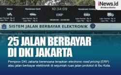 Infografis 25 Jalan Berbayar di DKI Jakarta
