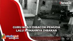 Warga Panik, Pemuda Bacok lalu Bakar Rumah Guru Ngaji di Pangkalpinang