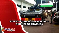 Penjemputan Lukas Enembe dari RSPAD ke KPK Diiringi Barracuda