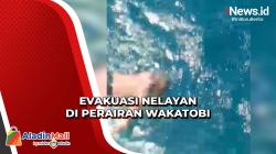 Perahu Nelayan Tenggelam di Perairan Wakatobi, Evakuasi Berlangsung Dramatis