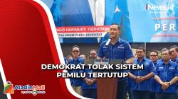 Tegas, AHY Tolak Sistem Pemilu Proporsional Tertutup