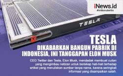Infografis Tesla Dikabarkan Bangun Pabrik di Indonesia, Ini Tanggapan Elon Musk